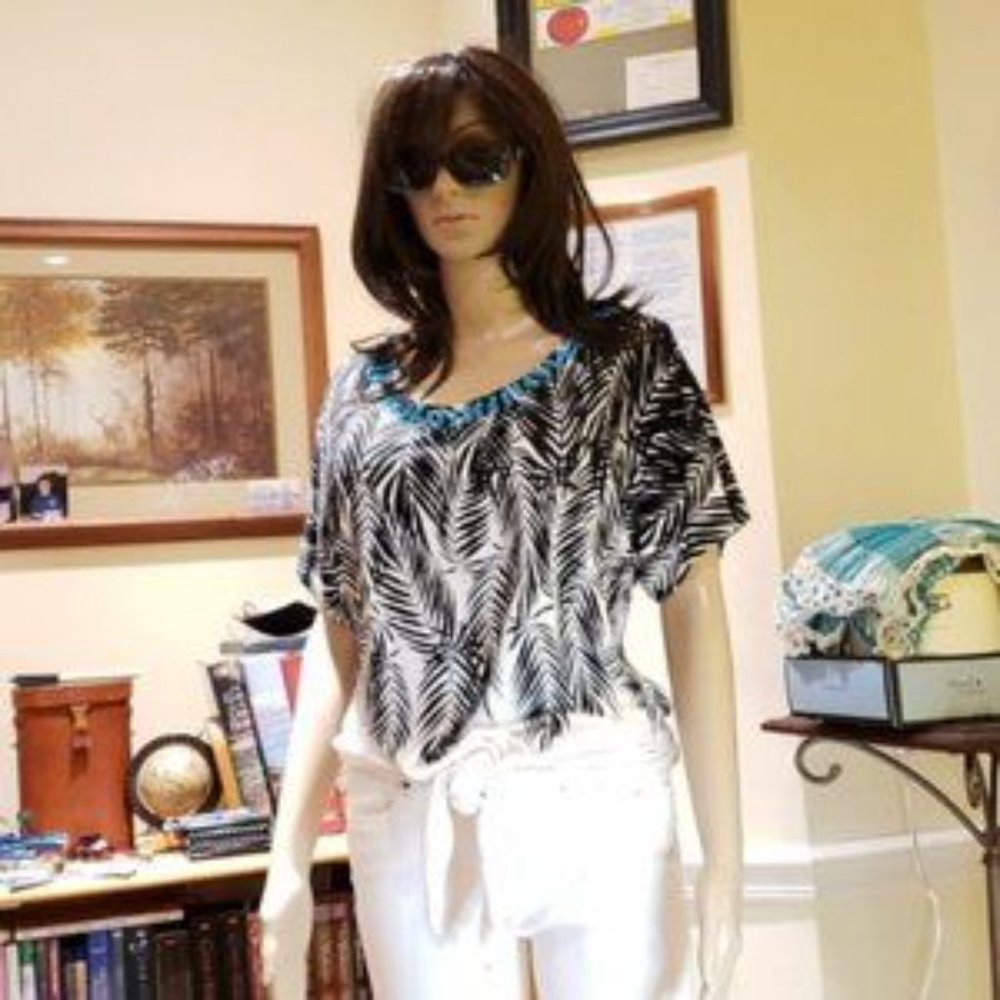 Ruby Rd. Print top euc size M - Picture 2 of 3